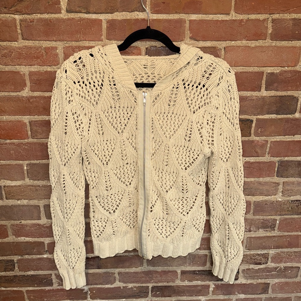 Cream Knit Women's Sweater